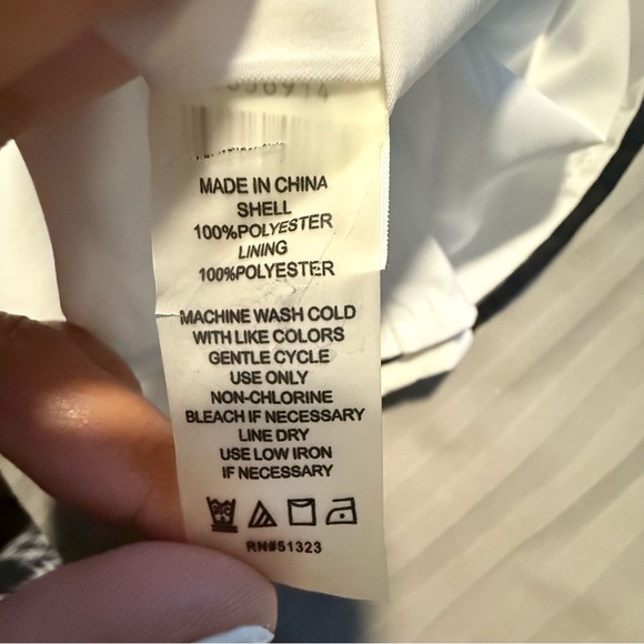 Vince Camuto Black and White Sheath Mini Dress - Picture 9 of 11